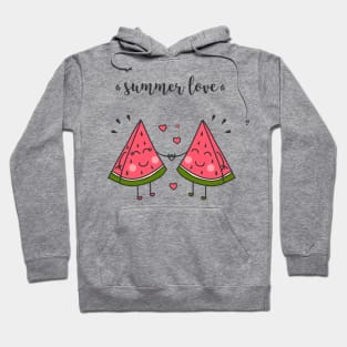 Cute Watermelon In Love Hoodie